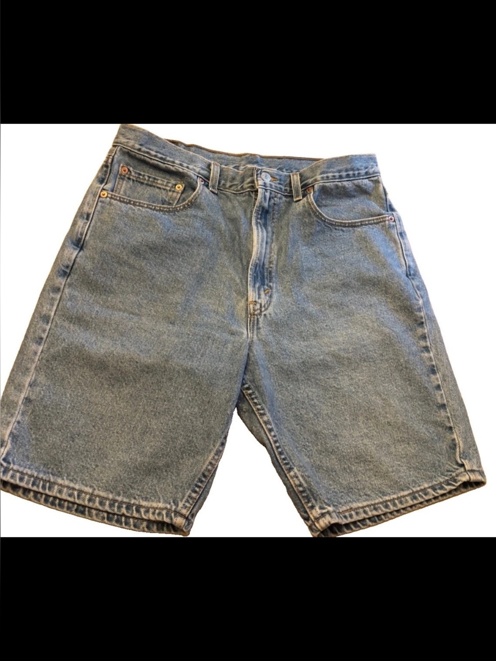 Vintage men’s 505 JORTS Levi's Light Blue Men's Denim Shorts 34 (tagged 36)